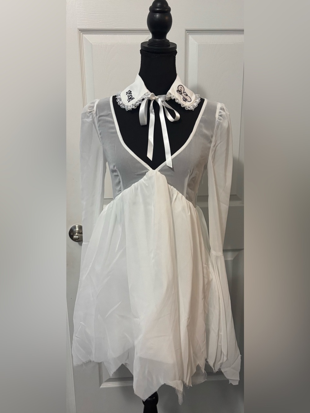 NWT Dolls Kill x Hot Stuff Casper The Friendly Ghost Babydoll Dress